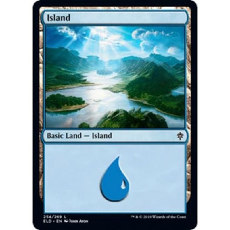 Island (#254) | Throne of Eldraine
