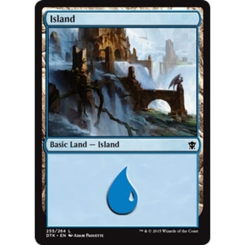 Island (#255) (foil) | Dragons of Tarkir