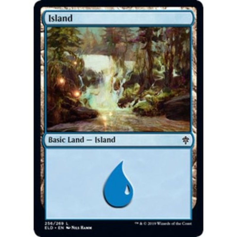 Island (#256) | Throne of Eldraine