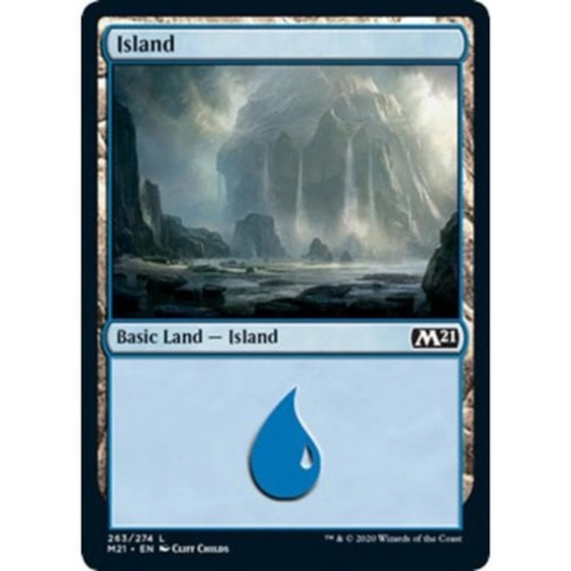 Island (#263) | Core Set 2021