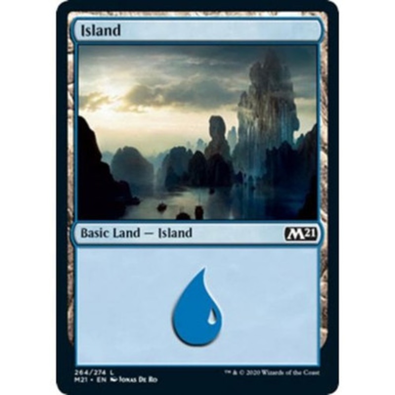 Island (#264) | Core Set 2021
