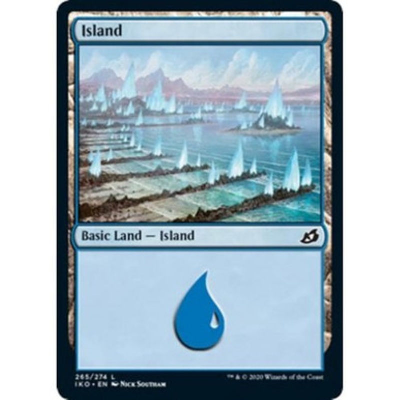 Island (#265) (foil) | Ikoria: Lair of Behemoths