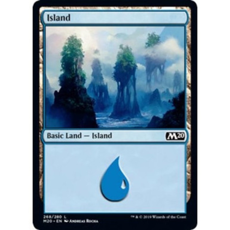 Island (#268) | Core Set 2020