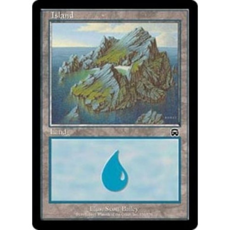 Island (#336) (foil) | Mercadian Masques
