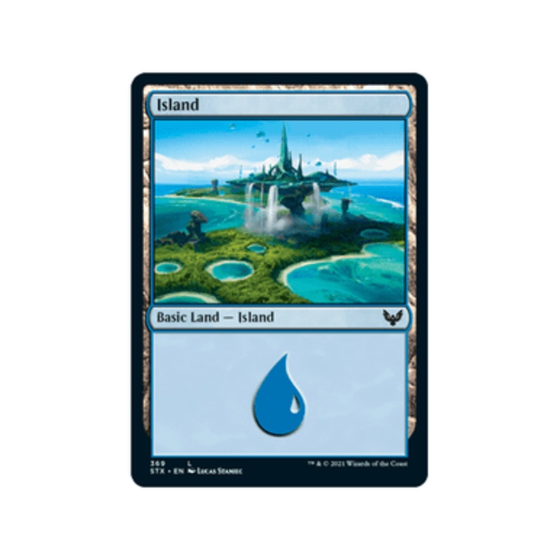 Island (#369) (foil) | Strixhaven: School of Mages