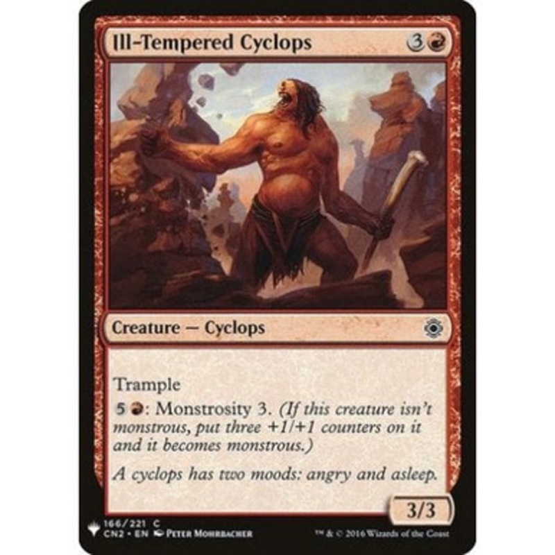 Ill-Tempered Cyclops