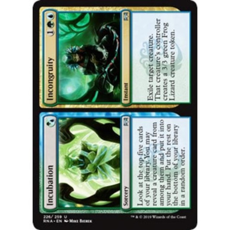 Incubation // Incongruity | Ravnica Allegiance