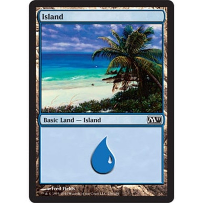 Island  (#236) (foil) | Magic 2011 Core Set