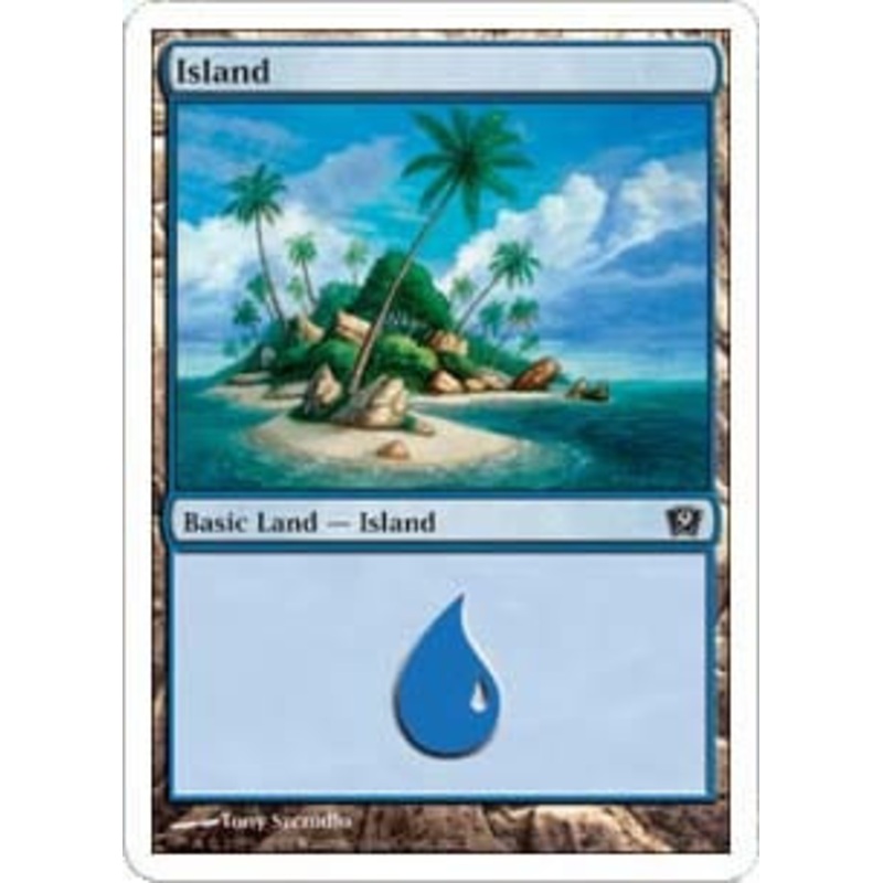 Island  (#337) (foil) | 9th Edition