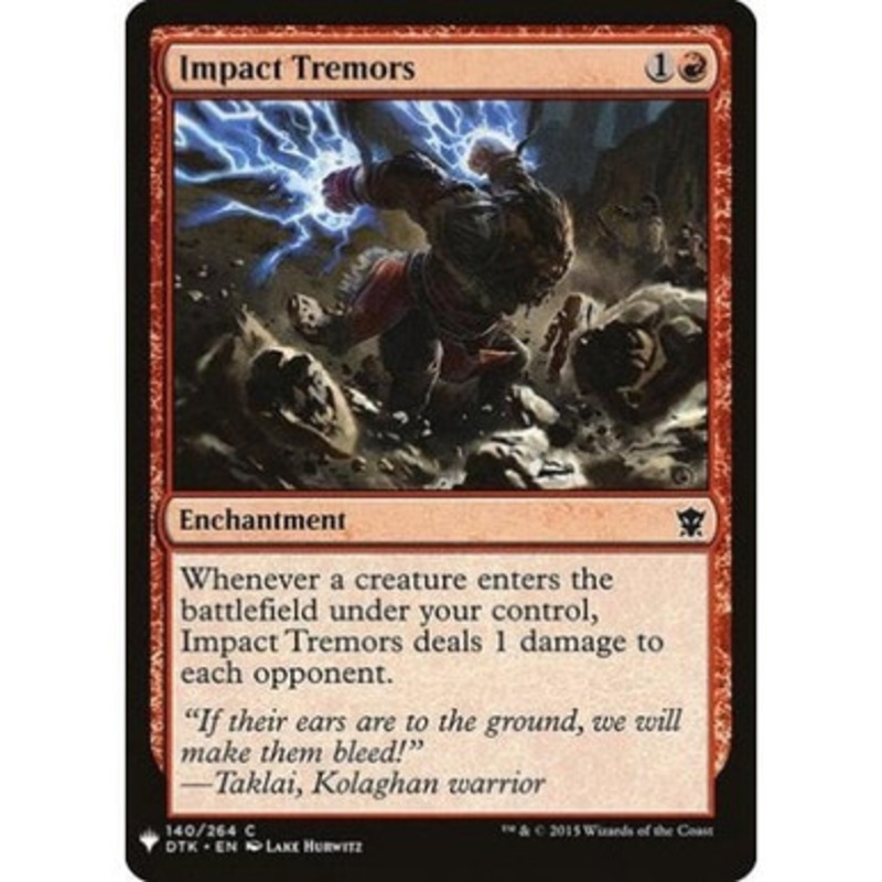 Impact Tremors | Mystery Booster
