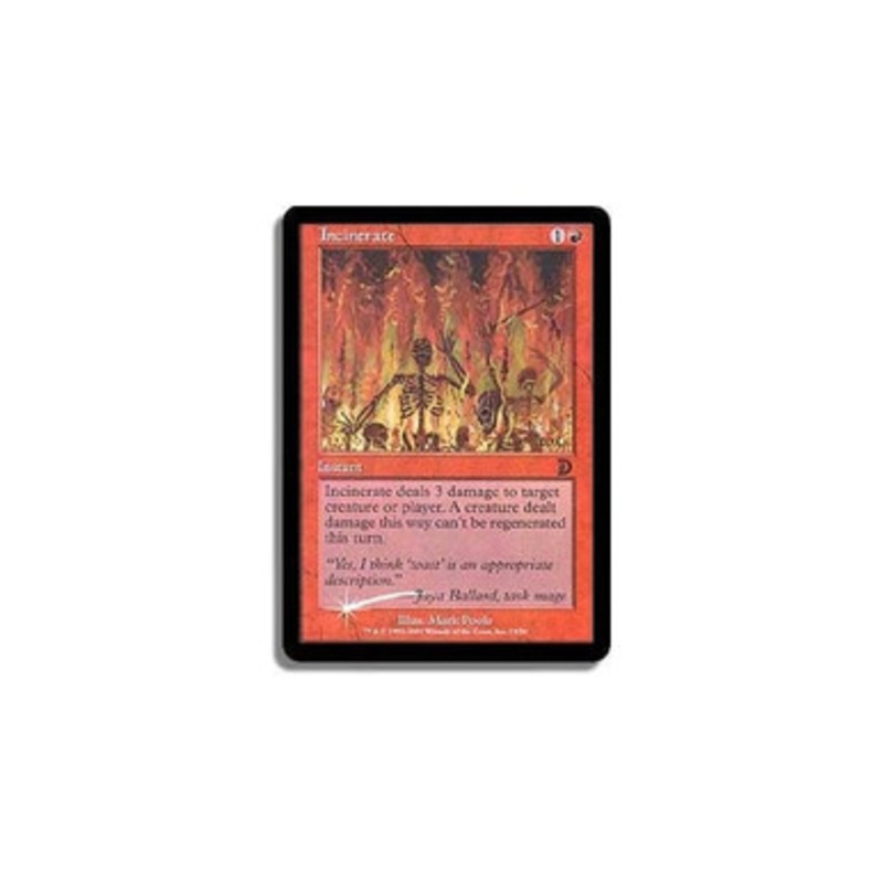 Incinerate (foil) | Deckmasters