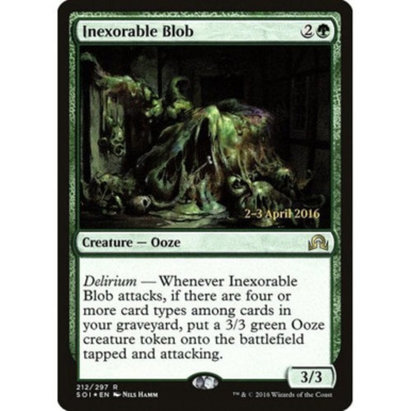 Inexorable Blob (Shadows over Innistrad Prerelease foil) | Promotional Cards
