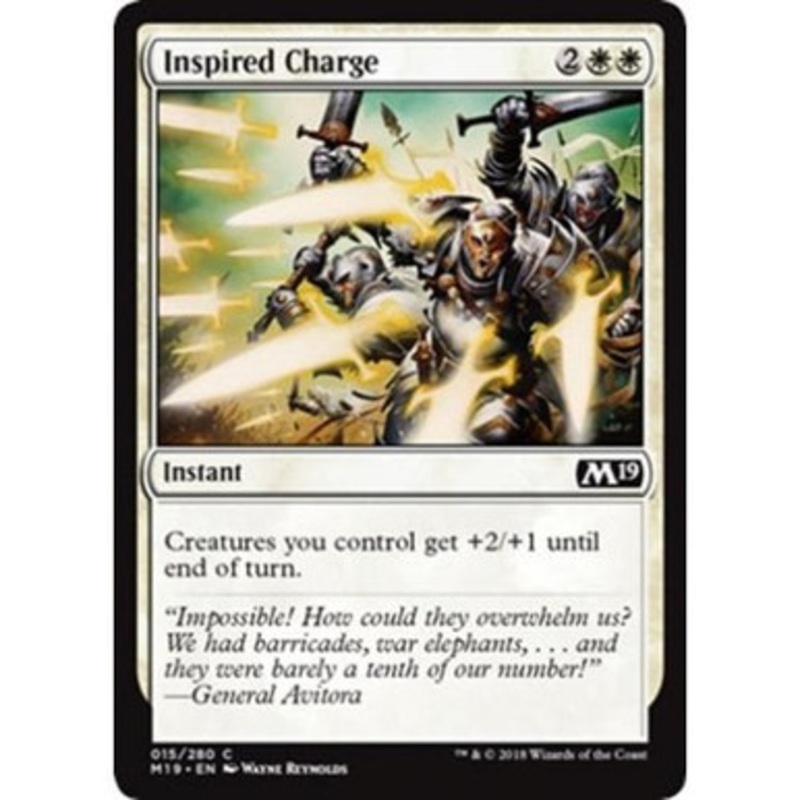 Inspired Charge (foil) | Core Set 2019