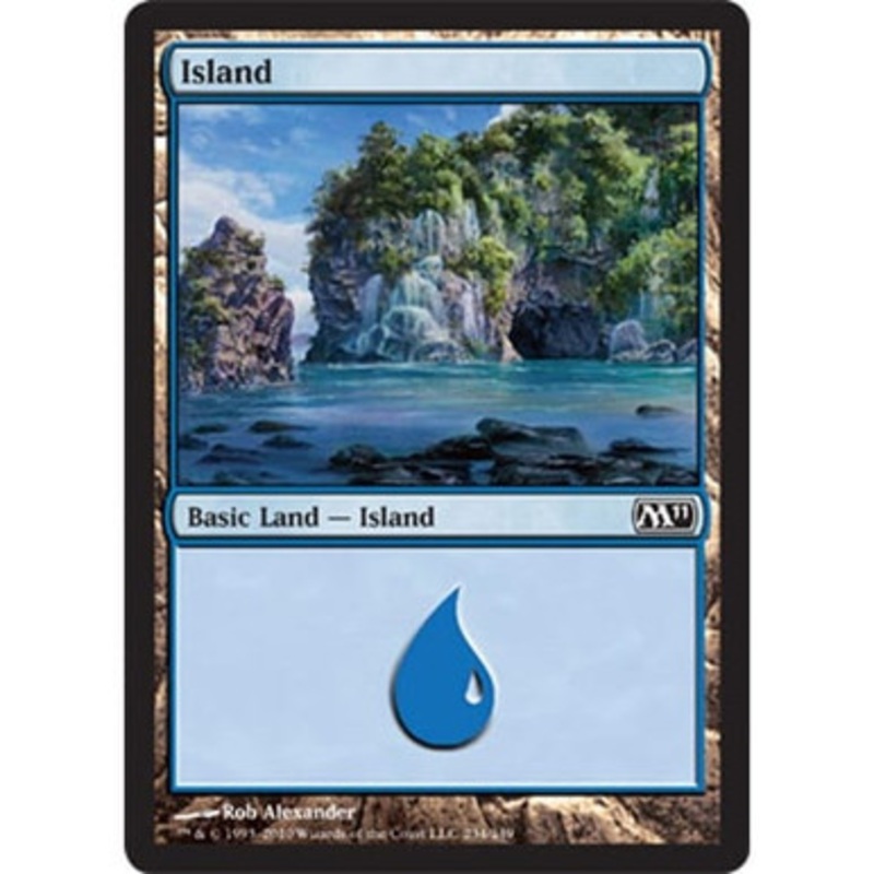 Island  (#234) (foil) | Magic 2011 Core Set