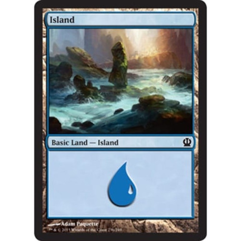 Island (#236) (foil) | Theros