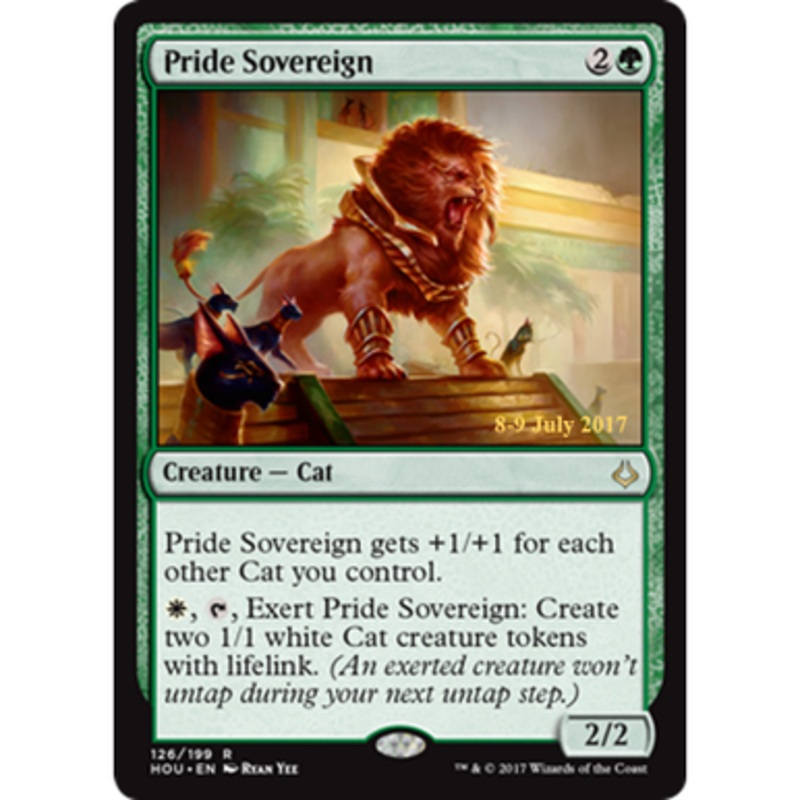 Pride Sovereign (Hour of Devastation Prerelease Foil) | Promotional Cards