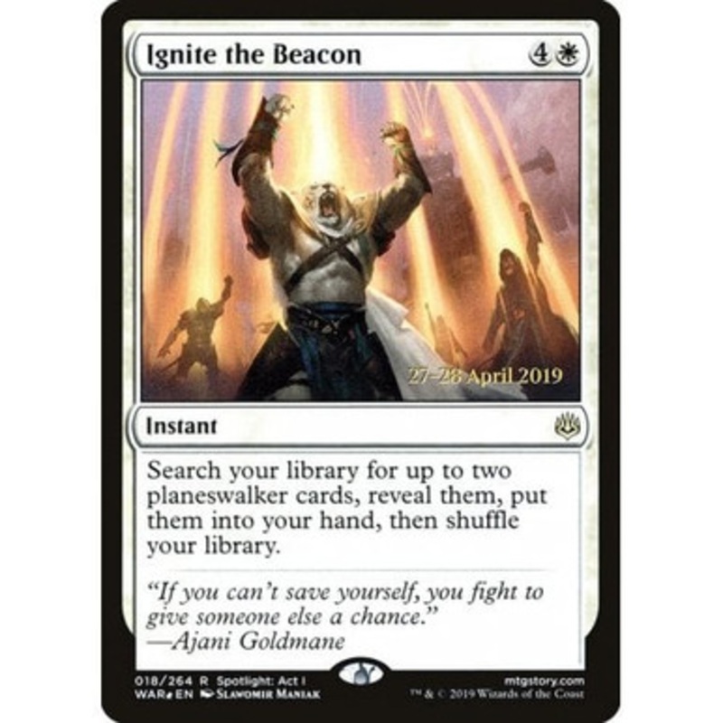 Ignite the Beacon (War of the Spark Prerelease foil) | Promotional Cards