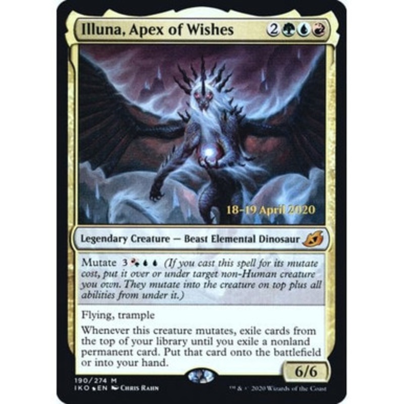 Illuna, Apex of Wishes (Ikoria: Lair of Behemoths Prerelease foil) | Promotional Cards