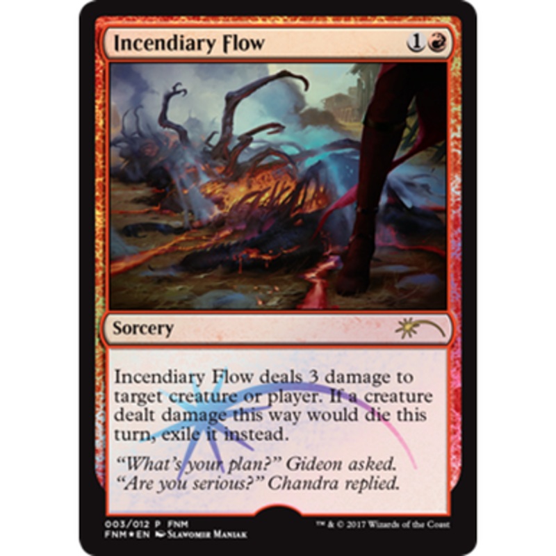 Incendiary Flow (FNM foil) | Promotional Cards