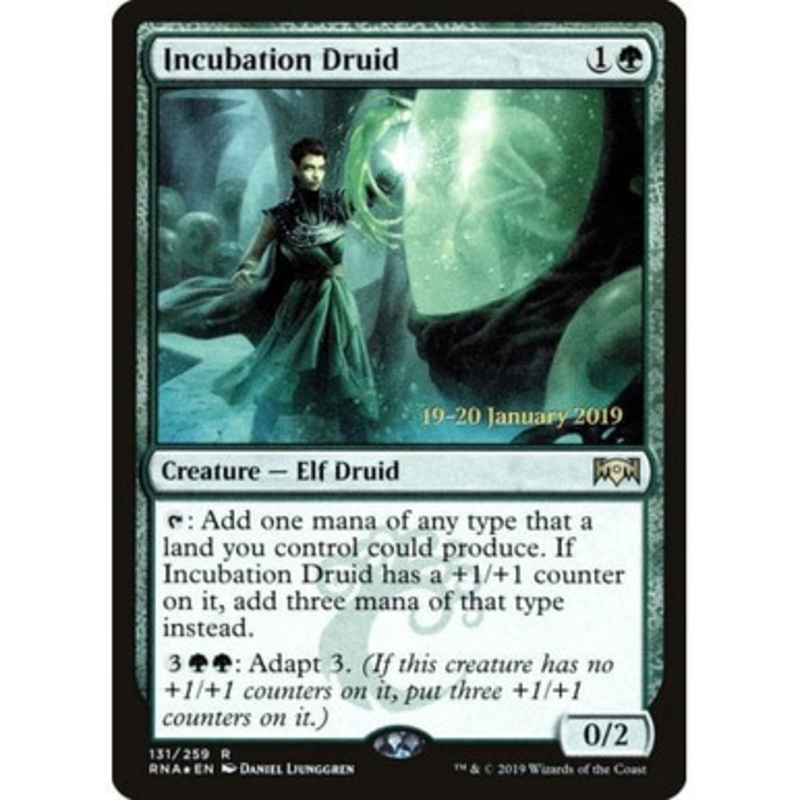 Incubation Druid (Ravnica Allegiance Prerelease foil) | Promotional Cards