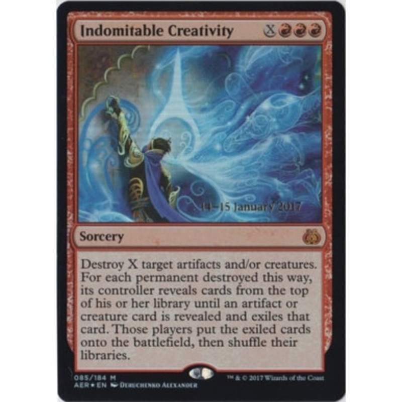 Indomitable Creativity (Aether Revolt Prerelease foil) | Promotional Cards