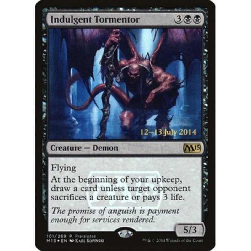 Indulgent Tormentor (Magic 2015 Prerelease foil) | Promotional Cards