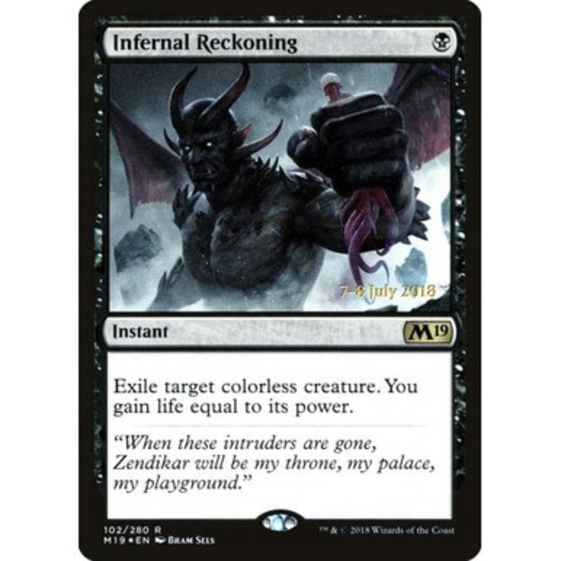 Infernal Reckoning (Core 2019 Prerelease foil) | Promotional Cards