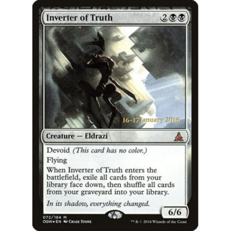Inverter of Truth (Oath of the Gatewatch Prerelease foil) | Promotional Cards