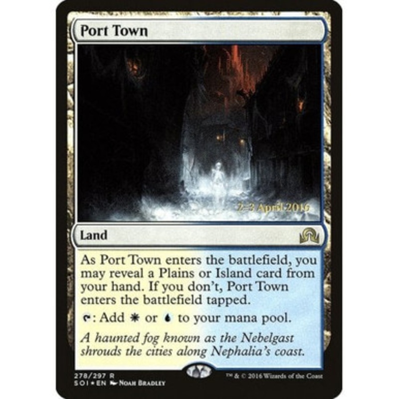 Port Town (Shadows over Innistrad Prerelease foil) | Promotional Cards