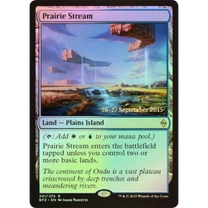 Prairie Stream (Battle for Zendikar Prerelease foil) | Promotional Cards