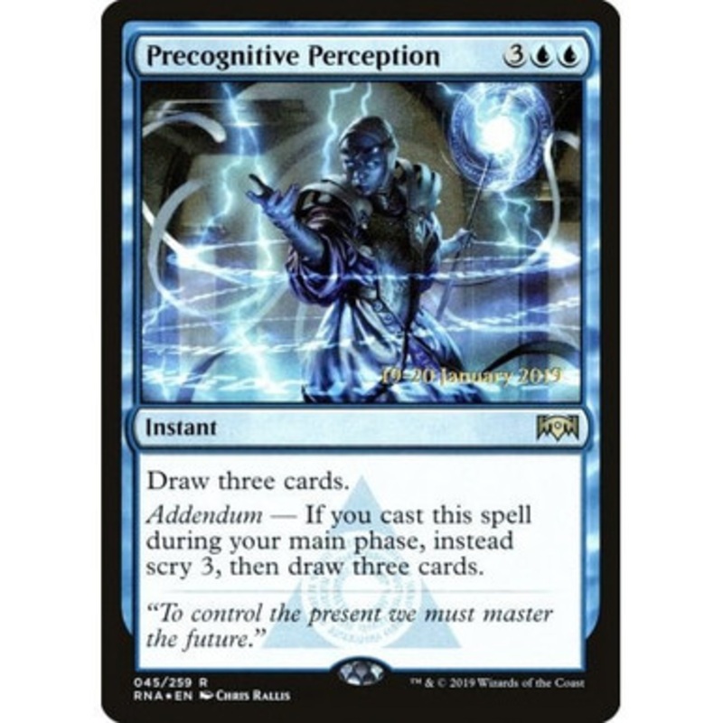 Precognitive Perception (Ravnica Allegiance Prerelease foil) | Promotional Cards