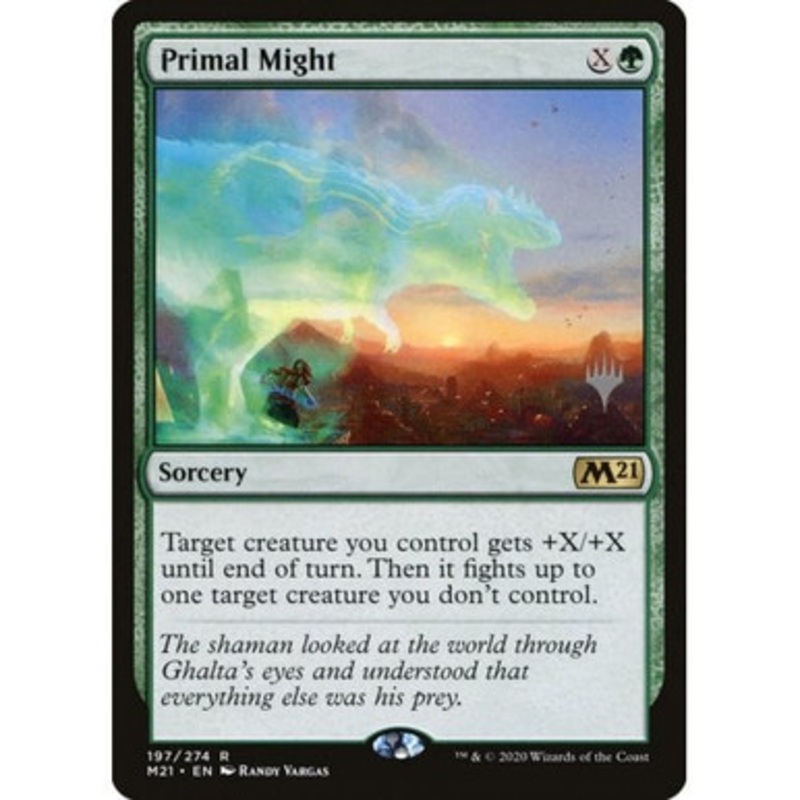 Primal Might (Promo Pack non-foil) | Promotional Cards