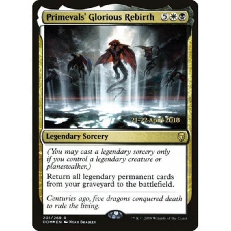 Primevals' Glorious Rebirth (Dominaria Prerelease foil) | Promotional Cards