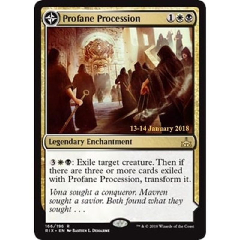 Profane Procession (Tomb of the Dusk Rose) (Rivals of Ixalan Prerelease Foil) | Promotional Cards
