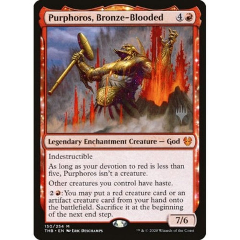 Purphoros, Bronze-Blooded (Promo Pack non-foil) | Promotional Cards