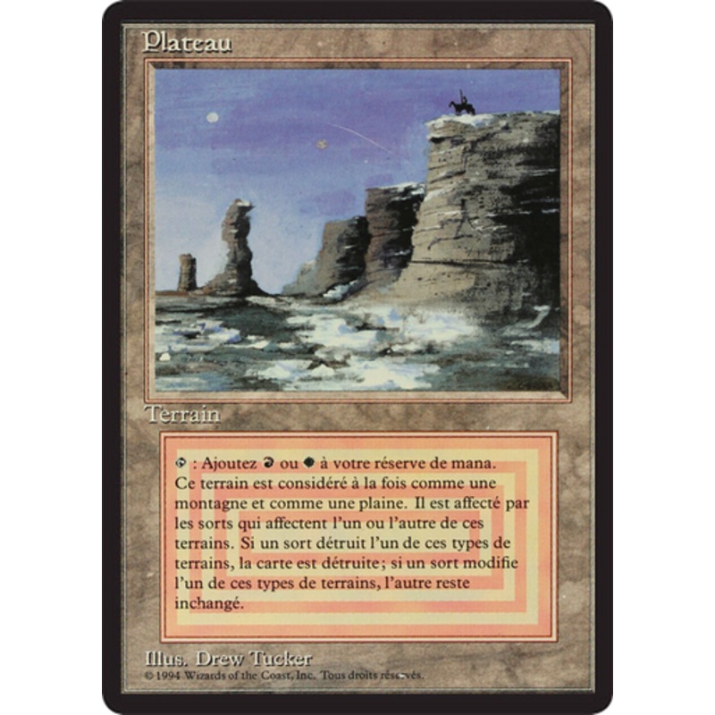 Plateau (Foreign Black Border) (French) | Revised (3rd Edition)