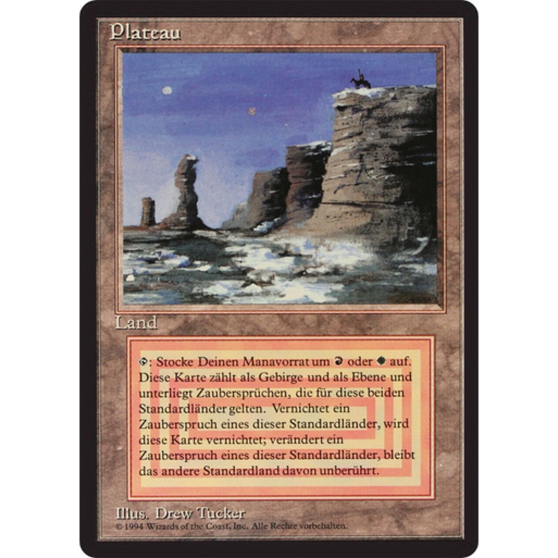 Plateau (Foreign Black Border) (German) | Revised (3rd Edition)