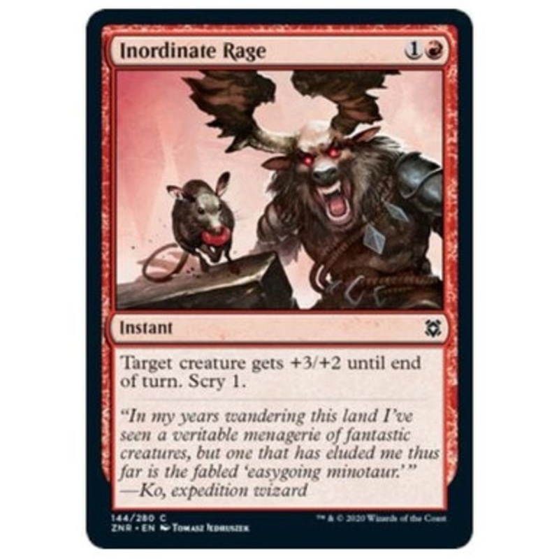 Inordinate Rage (foil) | Zendikar Rising