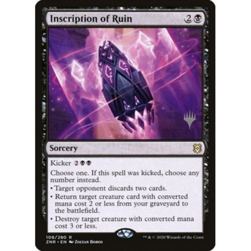Inscription of Ruin (Promo Pack non-foil) | Zendikar Rising