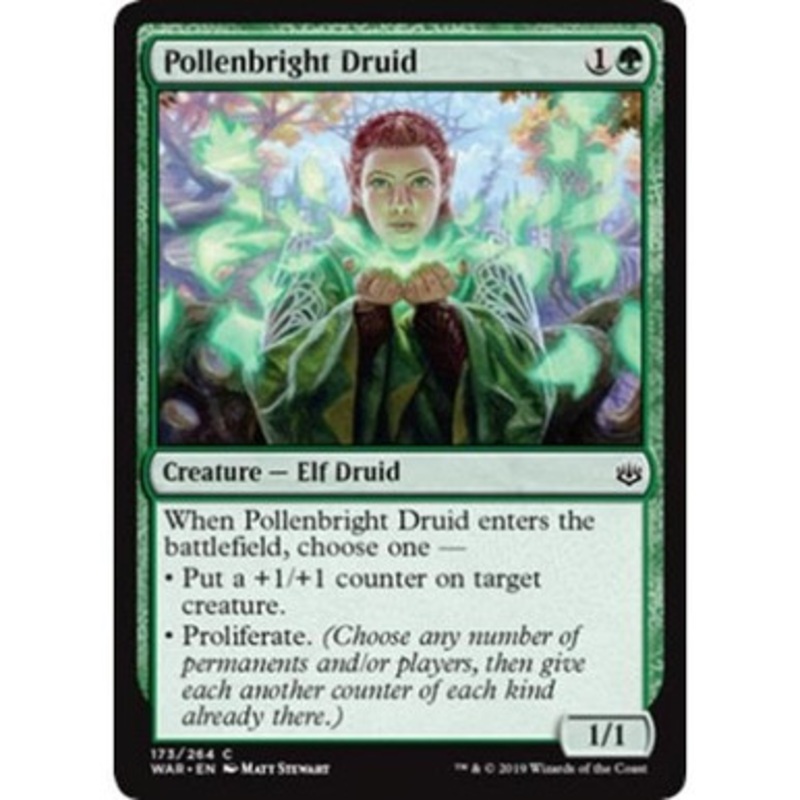 Pollenbright Druid (foil) | War of the Spark