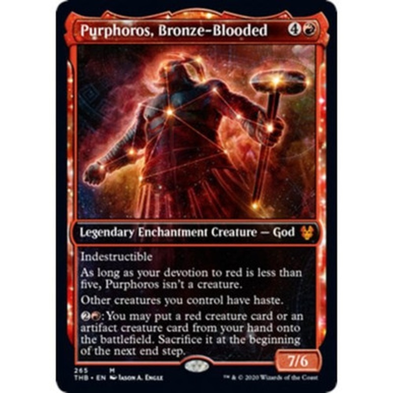 Purphoros, Bronze-Blooded (Showcase Frame) | Theros Beyond Death