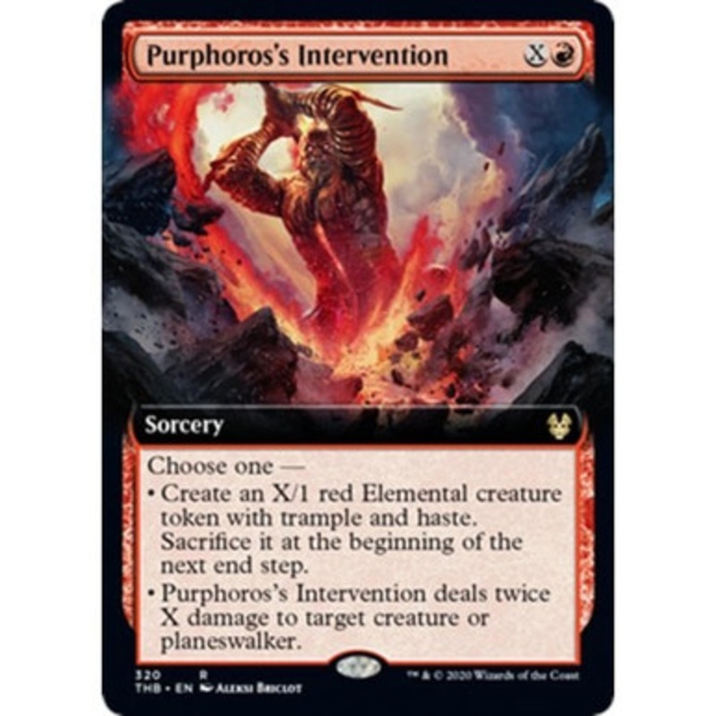 Purphoros's Intervention (Extended Art) | Theros Beyond Death