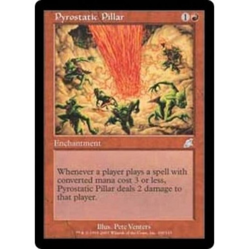 Pyrostatic Pillar