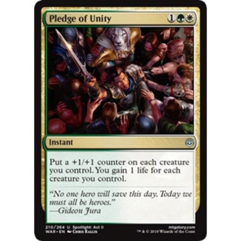 Pledge of Unity | War of the Spark