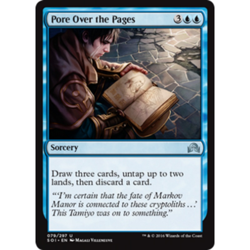 Pore Over the Pages (foil) | Shadows over Innistrad