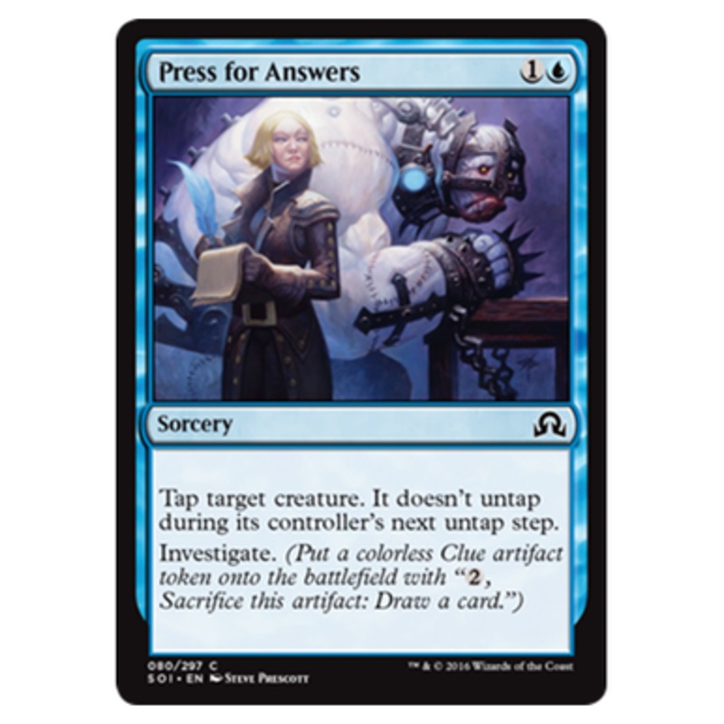 Press for Answers | Shadows over Innistrad