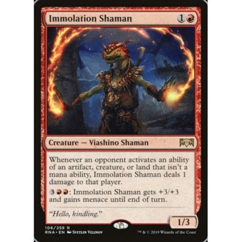 Immolation Shaman (foil) | Ravnica Allegiance