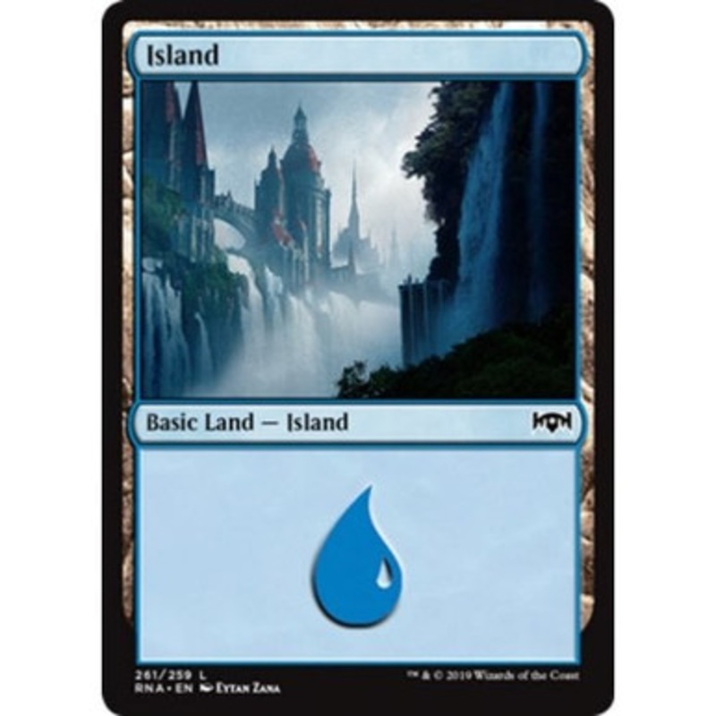 Island (#261) | Ravnica Allegiance