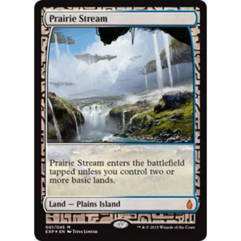 Prairie Stream (Zendikar Expeditions Full Art foil) | Masterpiece Series - Zendikar Expeditions