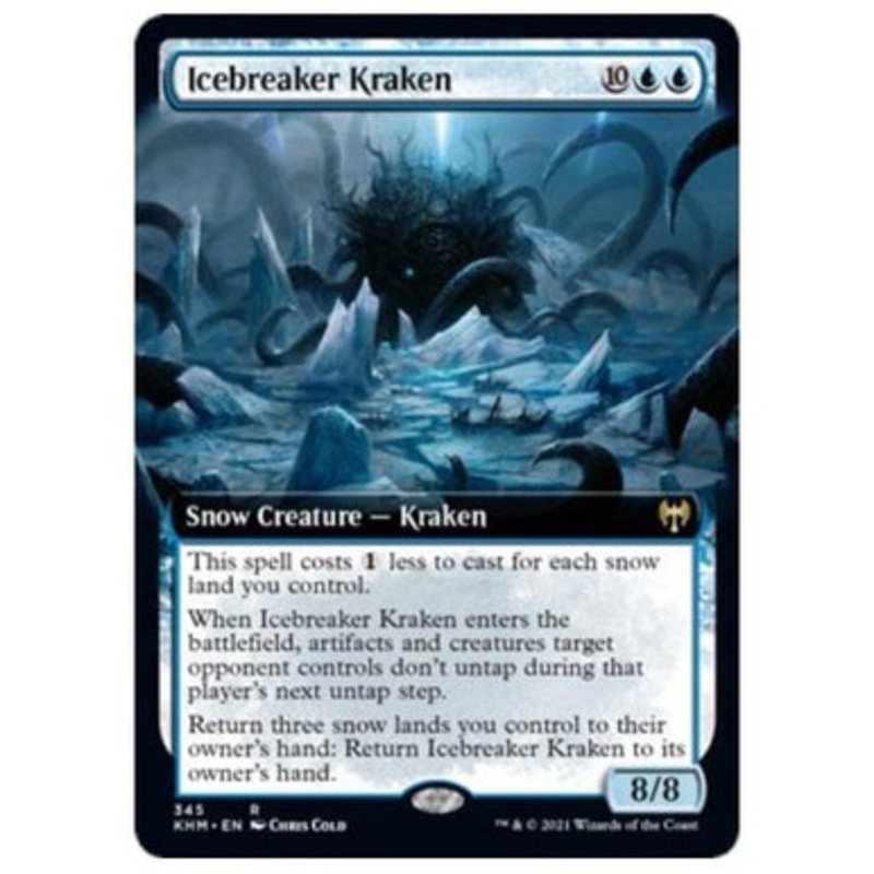 Icebreaker Kraken (Extended Art) (foil) | Kaldheim